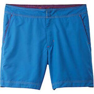 Robert Graham Starfish Swim Trunk Blue 36 NWT